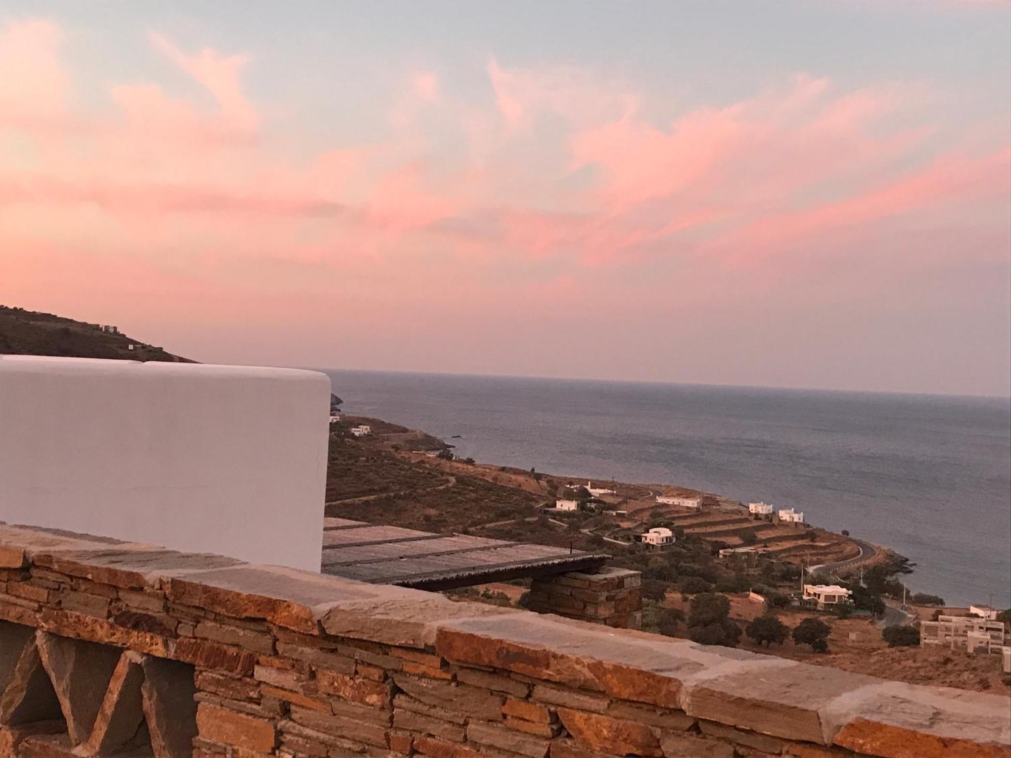Luxury Cycladic Villa-Enjoy Infinity Pool Sunsets Koundouros Ngoại thất bức ảnh