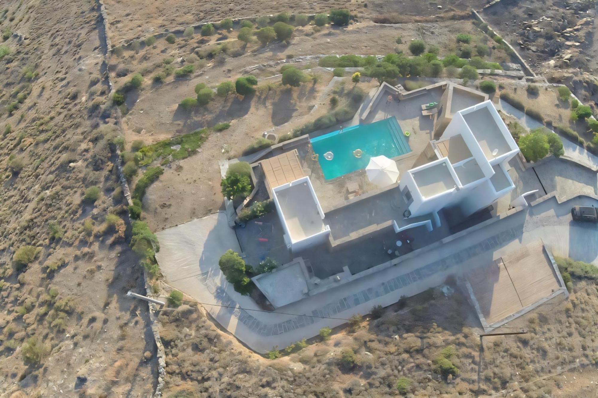 Luxury Cycladic Villa-Enjoy Infinity Pool Sunsets Koundouros Ngoại thất bức ảnh