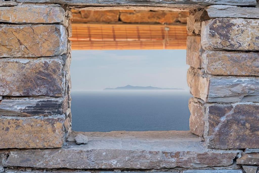 Luxury Cycladic Villa-Enjoy Infinity Pool Sunsets Koundouros Ngoại thất bức ảnh