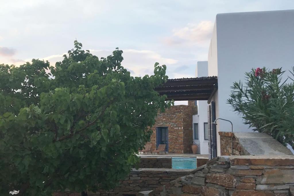 Luxury Cycladic Villa-Enjoy Infinity Pool Sunsets Koundouros Ngoại thất bức ảnh