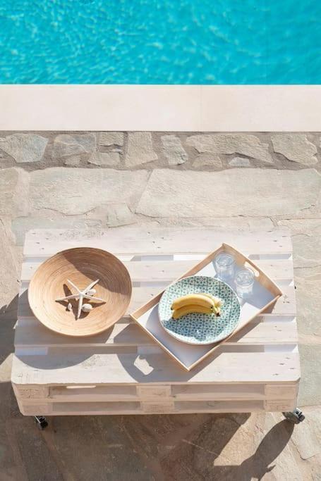 Luxury Cycladic Villa-Enjoy Infinity Pool Sunsets Koundouros Ngoại thất bức ảnh
