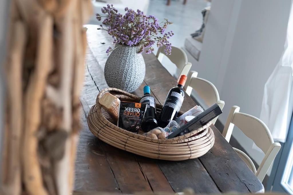 Luxury Cycladic Villa-Enjoy Infinity Pool Sunsets Koundouros Ngoại thất bức ảnh