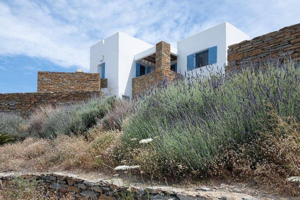 Luxury Cycladic Villa-Enjoy Infinity Pool Sunsets Koundouros Ngoại thất bức ảnh