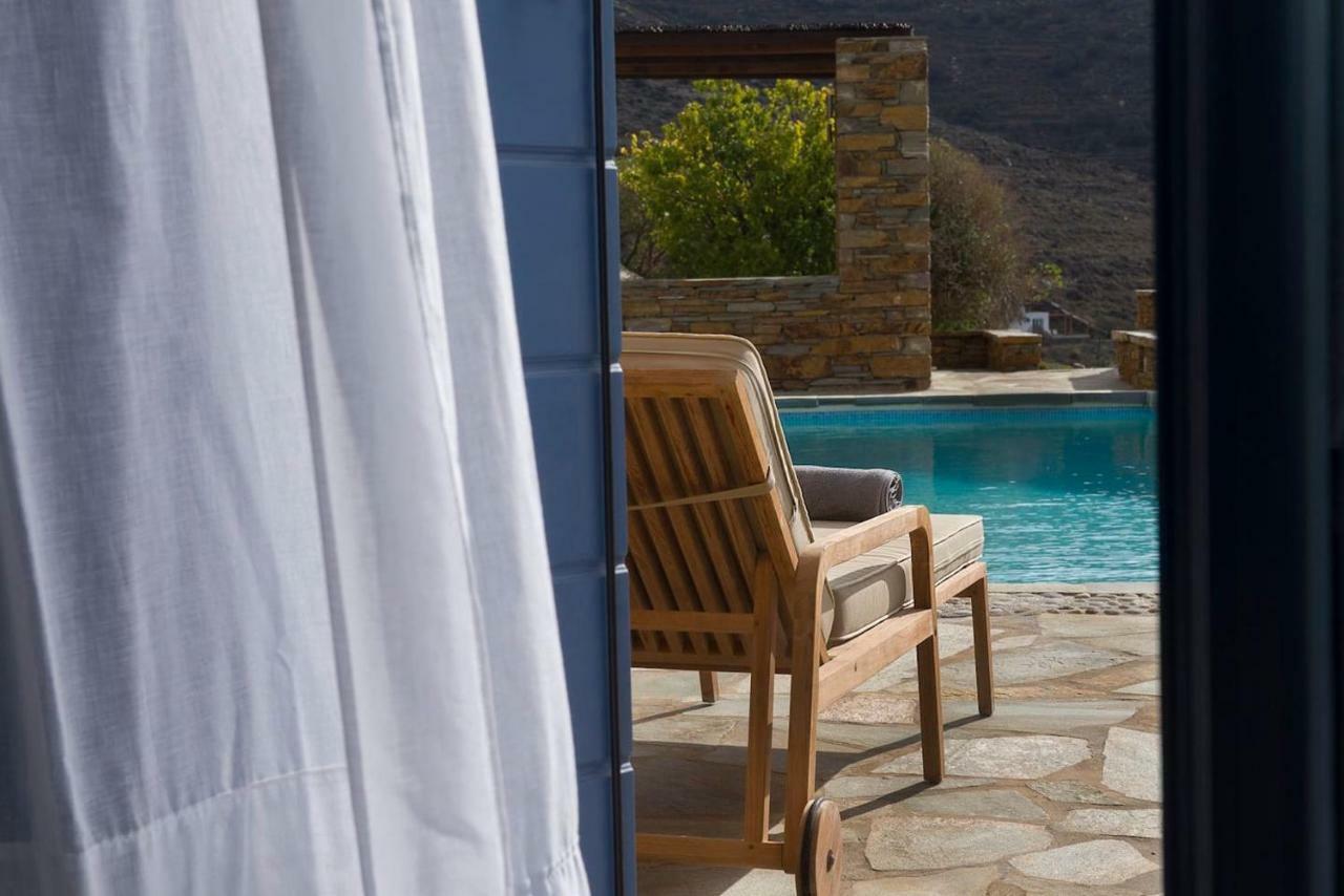 Luxury Cycladic Villa-Enjoy Infinity Pool Sunsets Koundouros Ngoại thất bức ảnh