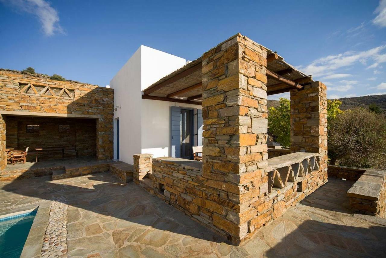Luxury Cycladic Villa-Enjoy Infinity Pool Sunsets Koundouros Ngoại thất bức ảnh