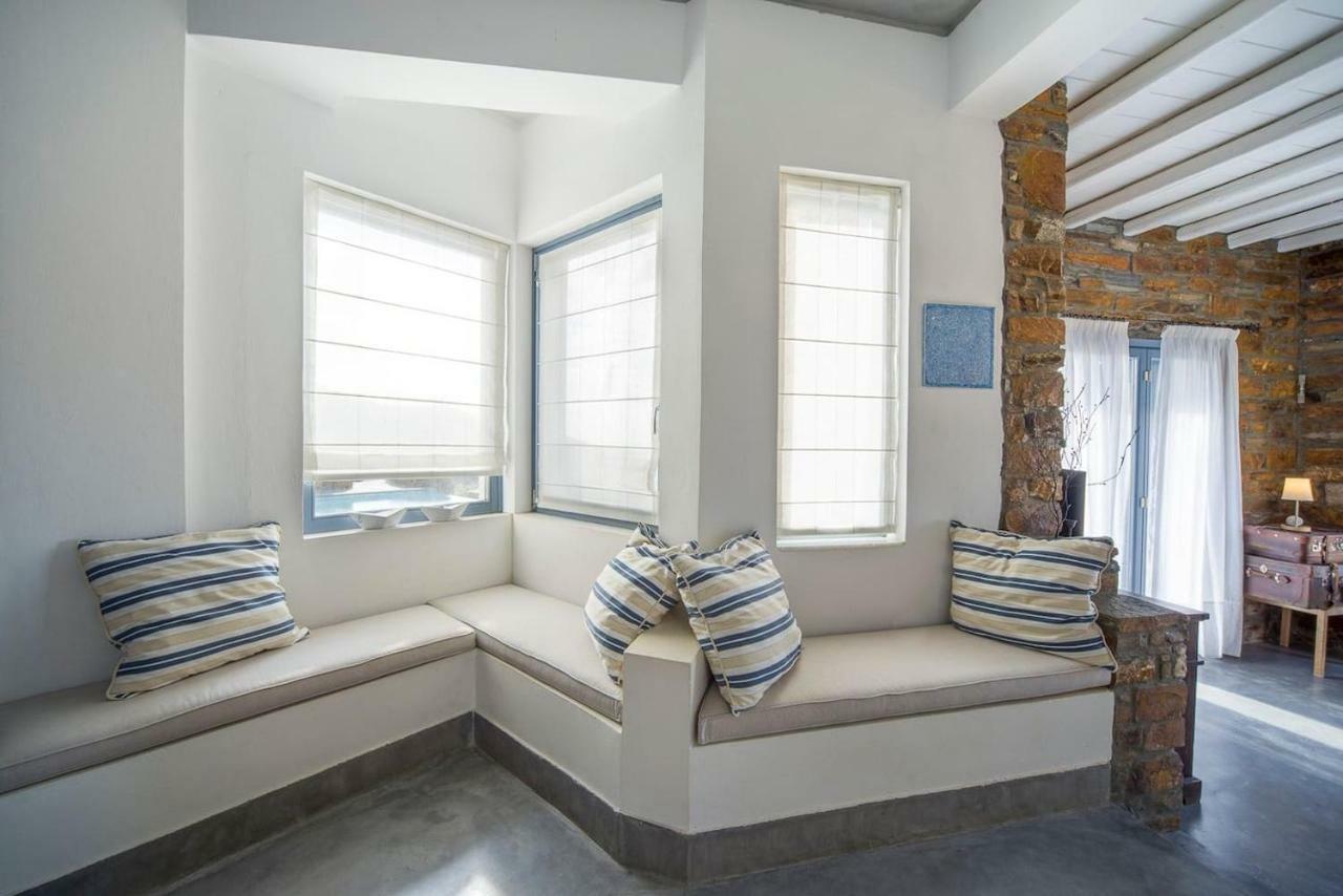 Luxury Cycladic Villa-Enjoy Infinity Pool Sunsets Koundouros Ngoại thất bức ảnh